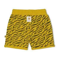 Go_wild_T_shirt_en_Short_Yellow_ochre_melange_5