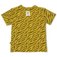 Go_wild_T_shirt_en_Short_Yellow_ochre_melange_9