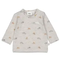 Happy_Together_Shirt_grijs_melee_en_Broekje_zand_2