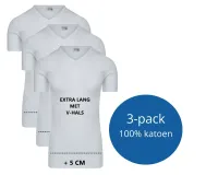 Heren_T_shirt_V_hals__M3000_Wit_