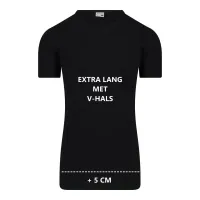 Heren_T_shirt_V_hals__M3000_Zwart__1