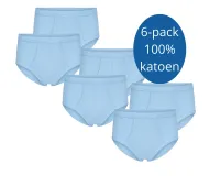 Herenslip_James_met_gulp_katoen_6_pack_Blauw