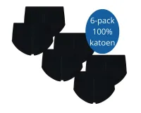Herenslip_James_met_gulp_katoen_6_pack_zwart