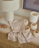 Jurk_Beige_bloemetje