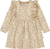 Jurk_Beige_met_bloemetjes_