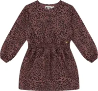 Jurk_Bruin_printje_Black_1