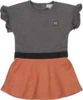 Jurk_Grijs_Roest_Bruin