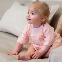 Jurk_Mouseline_roze_1