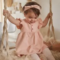 Jurk_met_Haarbandje_Light_Coral_1