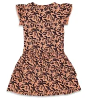 Papaya_Punch_Jurk_Zalm_Zwart_1