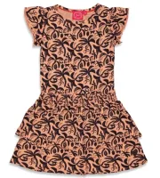 Papaya_Punch_Jurk_Zalm_Zwart_2