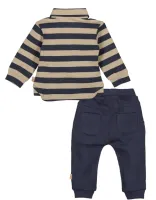 Poloshirt_en_Sweat_broek_Petrol_Zand__1