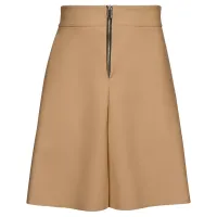 Rok_Nora_knielengte_Lederlook_Zand_1