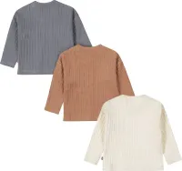 Set_3_Shirts_Off_white_bruin_petrol_blauw_1