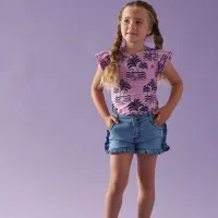 Shell_We_Dance_T_Shirt_met_Printje_Violet_2