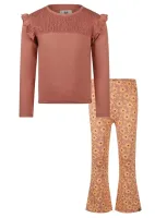 Shirt_en_Flared_Broek_Dark_Old_Pink_5