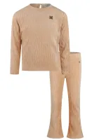 Shirt_en_Flared_Rib_broek_Blauw