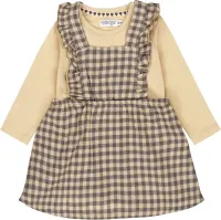 Shirt_en_Jurkje_ruit_zand