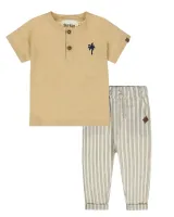 T_shirt_Camel_en_Broek_Of_White