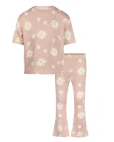 T_shirt_Faded_Lavender_en_Short_Brique___Loose_Fit