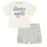 T_shirt_Loose_Fit_Off_White_en_Short_Stripe_blue