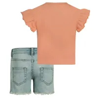 T_shirt_Loose_fit_Faded_Terra_en_Short_Denim_Loose_Fit_2