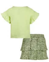 T_shirt_Loose_fit_Faded_Terra_en_Short_Denim_Loose_Fit_9