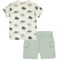 T_shirt_Off_White_en_Short_Cargo_Soft_Sage_1