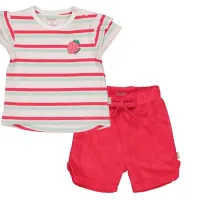 T_shirt_Striped_Blush_en_ShortBadstof_Strawbery_Pink