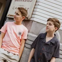 T_shirt_met_Print_op_de_rug_Neon_Coral_4