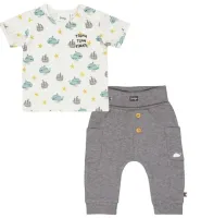 Tiny_Pirate_T_shirt_Off_White_en_Broek_Grijs