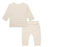 Unisex_Shirt_Orosi_en_Broek_Othello_Slim_Fit_beige_streep_1