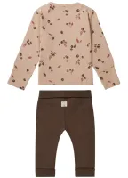 Unisex_Shirt_Thorsby_en_Broek_Raindrun_Bruin_1