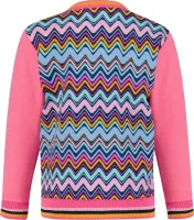 Vest_Colette_Zig_zag_Neon_roze_1