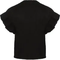 Vestje_mouwloog_Gebreid_Zwart_2