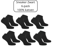 _Unisex_basic_sneaker_sokken_Zwart_6_pack