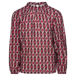 Blouse_Odet_met_printje_Rood__Beige