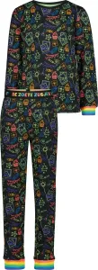 De_Zoete_Zusjes_Pyjama_Jackie_Zwart_print