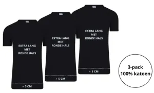 Heren_T_shirt_Joep_ronde_hals__Extra_Lang_Zwart_Extra_Lang_3_pack