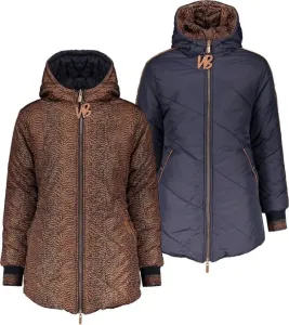Nobell_Winterjas_Reversible_Navy_Brown