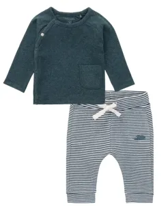 Overslag_Shirt_Hagonoy_en_Broek_Hapur_Dark_Slate_Melange