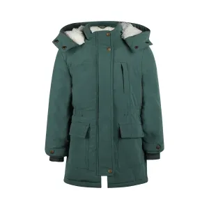 Parka_met_capuchon_water_repellent_Dark_Green