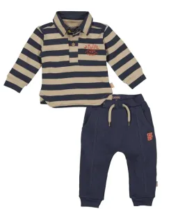 Poloshirt_en_Sweat_broek_Petrol_Zand_