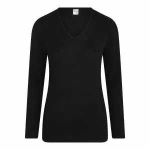 Thermo_onderhemd_V_hals_lange_mouwen_zwart