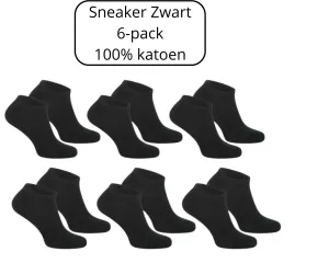 _Unisex_basic_sneaker_sokken_Zwart_6_pack
